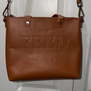 Feed Projects Eleanor Leather Crossbody with Adjustable Straps